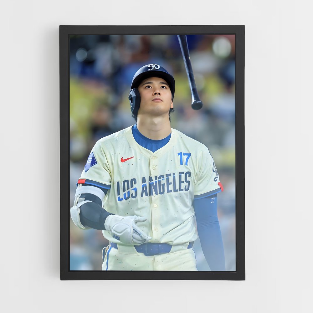 Poster Shohei ohtani talentueux – affiche Baseball (vue 2)